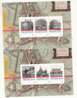 Nederland Persoonlijke Zegels, Thema: Den Bosch, Postkantoor, Boterhal, 3 Stations - Ongebruikt