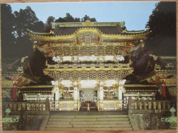 JAPAN YOMEIMON GATE NIKKO TOSHOGU SHRINE TEMPLE POSTCARD ANSICHTSKARTE PICTURE CARTOLINA PHOTO CARD CARTE POSTALE CARD - Other & Unclassified