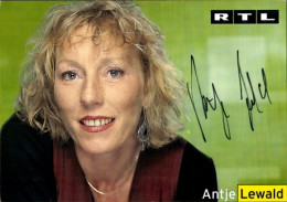 CPA Schauspielerin Antje Lewald, Portrait, Autogramm - Acteurs