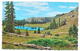 CPSM Dentelée 9 X 14 Etats Unis USA (84) Wyoming Bellamy Lake In The Snowy Range Of The Southern Wyoming Rockies - Other & Unclassified