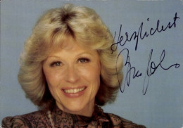 CPA Schauspielerin Bibi Johns, Portrait, Autogramm - Actors