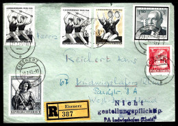 RECOMMANDÉ D'AUTRICHE - EISENERZ - 1965 - POUR LUDWIGSHAFEN - Cartas & Documentos