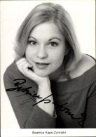 CPA Schauspielerin Beatrice Kaps-Zurmahr, Portrait, Autogramm, Serie Lindenstraße - Actors