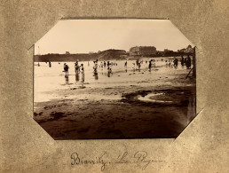 Biarritz * La Plage * Baigneurs * Enfants * Photo Circa 1890/1910 11.5x8.5cm - Biarritz