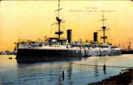 CPA Port Said Ägypten, Italienisches Kriegsschiff, Vittorio Pisani - Otros & Sin Clasificación