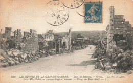 SOISSONS : CROUY - LA RUE DE LAON - Soissons