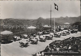 12044414 Beckenried Bahnrestaurant Klewenalp Terrasse Mit Blick Auf Vierwaldstae - Autres & Non Classés