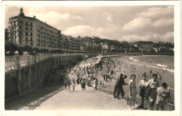 CPA Carte Postale Espagne San Sebastian Hoteles Y Bajada A La Playa 1949  VM80193 - Guipúzcoa (San Sebastián)