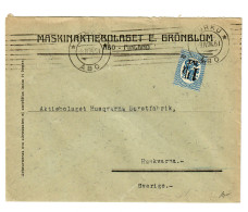 Brief Aus Turku, 1924 Nach Schweden, Huskvarna - Altri & Non Classificati