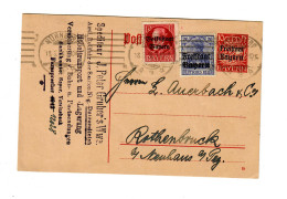 Postkarte Nürnberg 1920 Nach Rothenbruck - Storia Postale