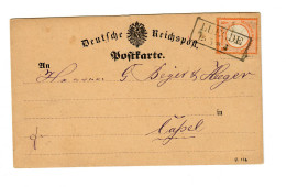 Postkarte Luegde Nach Kassel  - Brieven En Documenten