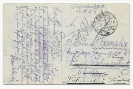 Ansichtskarte Leipzig 1919 Als Sodatenkarte Freikorps Nach Schmorkau - Covers & Documents
