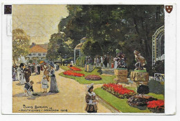 Künstlerkarte Clavs Bergen, München 1908 Mit Werbestempel Der Ausstellung - Brieven En Documenten