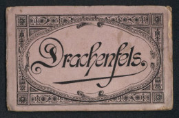 Leporello-Album Drachenfels Mit 12 Lithographie-Ansichten, Zahnradbahn Mit Drachenburg BahnhofRolandseck, Rolandsbogen  - Litografia