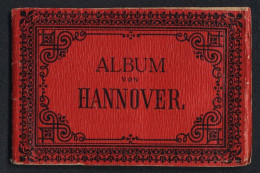 Leporello-Album Hannover Mit 12 Lithographie-Ansichten, Neuer Bahnhof, Georgstrasse, Post, Ständehaus, Museum, Hofthe  - Lithografieën