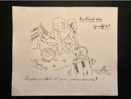 Tract Presse Clandestine Résistance Belge WWII WW2 Dessin Satyrique / Signé: Rigolboche - Documentos