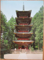 JAPAN YOMEIMON GATE NIKKO TOSHOGU SHRINE TEMPLE POSTCARD ANSICHTSKARTE PICTURE CARTOLINA PHOTO CARD CARTE POSTALE CARD - Andere & Zonder Classificatie