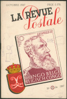 Littérature - La Revue Postale (Octobre 1947, N°8), 40 Pages. - Philately And Postal History