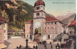 ALTDORF                       PLATZ MIT TELLDENKMAL          EN COULEUR - Altdorf