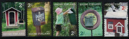 2011  Finland, Mail Boxes Complete Set Used. - Oblitérés