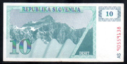 495-Slovénie 10 Tolarjev 1990 AS905 - Slowenien