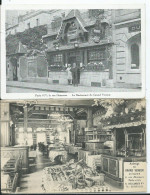 PARIS - Le Restaurant Du GRAND VENEUR - Lot De 2 C.P.A. - Cafés, Hôtels, Restaurants