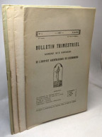 Bulletin Trimestriel Annexé Aux Annales De L'institut Archéologique Du Luxembourg - Année 1927 N°1-2-3-4 - Archäologie