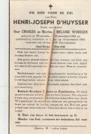 Westouter, Loker, Henri D'Huysser, Woussen; Oudstrijder : 1914-18 - Santini