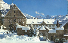 12043538 Engelberg OW Klosterkirche Mit Spannoerter Winterpanorama Engelberg - Sonstige & Ohne Zuordnung