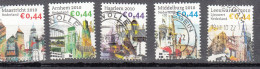 Nederland 2010 Nvph Nr 2694a + 2696 A + 2714 A +2715 A + 2718 A, Mooi Nederland, Haarlem, Middelburg, Maastricht - Used Stamps