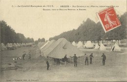 10663 CPA Angers - Place La Rochefoucauld - 1914 Vue Générale De L'Hopital Démontable Anglais - Angers