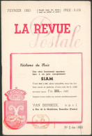 Littérature - La Revue Postale (Février 1950, N°2), 16 Pages. - Filatelia E Historia De Correos