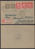 III REICH - GERA / 1943 R-BRIEF PORTOGERECHT - RECOMMANDE AU TARIF ==> GUNDERNHAUSEN (ref 7768d) - Covers & Documents