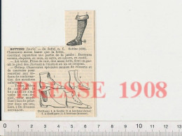 Doc 1908 Bottines Thème Botterie Métier Bottier Chaussures 222C2 - Ohne Zuordnung