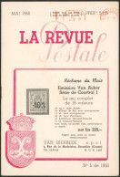 Littérature - La Revue Postale (Mai 1950, N°5), 16 Pages. - Philatélie Et Histoire Postale