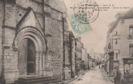 ENVIRONS ARGENTAN CHAMBOIS PORTAIL DE L'EGLISE ET GRANDE RUE 1905 TBE - Argentan