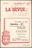 Littérature - La Revue Postale (Juin 1950, N°6), 16 Pages. - Philatélie Et Histoire Postale