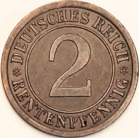 Germany Weimar Republic - 2 Rentenpfennig 1923 A, KM# 31 (#4429) - Andere - Europa