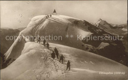 12042502 Engelberg OW Titlisspitze Bergsteiger Urner Alpen Gebirgspanorama Engel - Sonstige & Ohne Zuordnung