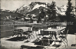 12042484 Beckenried Bahnrestaurant Klewenalp Terrassen Ausblick Auf Klewengebiet - Sonstige & Ohne Zuordnung