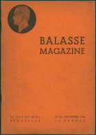 Belgique - BALASSE MAGAZINE : N°35 (Novembre 1944) 52pages, Articles Intéressants. - Francés (desde 1941)