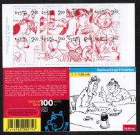 1996 Finland, Cartoons 100 Years, Booklet MNH. - Libretti