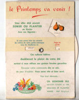 Wanze - Huy , Gonthier Fils , Semer Ou Planter , Objet Publicitaire - Ohne Zuordnung