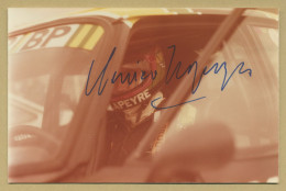 Xavier Lapeyre - French Racing Driver - In Person Signed Photo - 1980 - COA - Sportifs