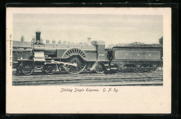 Pc Englische Eisenbahn, Lokomotive No. 548 Der C. N. R., Stirling Single Express  - Trenes