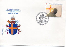 Croatia, Pope John Paul II, Second Pastoral Visit To Croatia 1998, Cancel Zadar - Papes