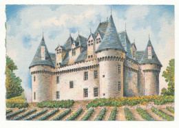 CPSM 10,5 X 15 Barre Dayez  Dordogne Le Château De MONBAZILLAC (XV°) - Sonstige & Ohne Zuordnung