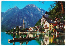 CPSM 10.5 X 15 Autriche (1) HALLSTATT Am Hallstattersee  Salzkammergut  Barque - Hallstatt