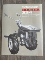 Prospectus Brochure Flyer Motoculteur BOUYER 334 Modeles 60 Et 70 + Tarif 05/04/1971 Mautofaucheuse Motofraise NEUF - Andere & Zonder Classificatie