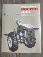 Prospectus Brochure Flyer Motoculteur BOUYER 334 Modeles 60 Et 70 + Tarif 05/04/1971 Mautofaucheuse Motofraise NEUF - Sonstige & Ohne Zuordnung